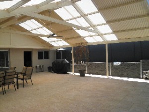 Interior view of Firmlok awning by Outside Concepts North East