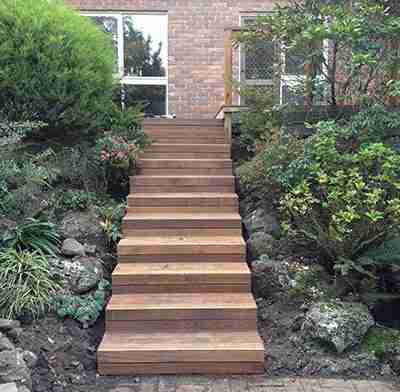 Deck and steps by Outside Concepts